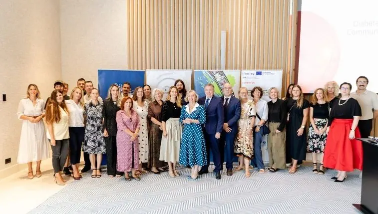 Group photograph from the DIABEYES kick-off in Zadar